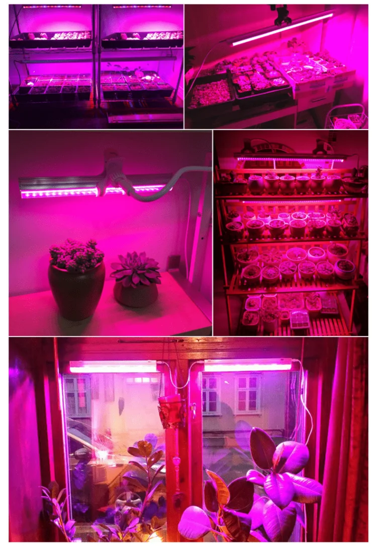 Led Plant Grow Light Bar Full Spectrum Hydroponic Grow Light Bar 2ft