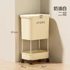 Double-layer grain storage rack