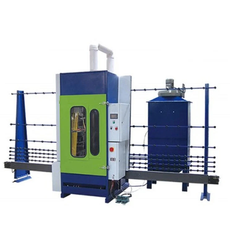 Matte Sand Blasting Frosting Glass Automatic Vertical Glass Sandblasting Machine