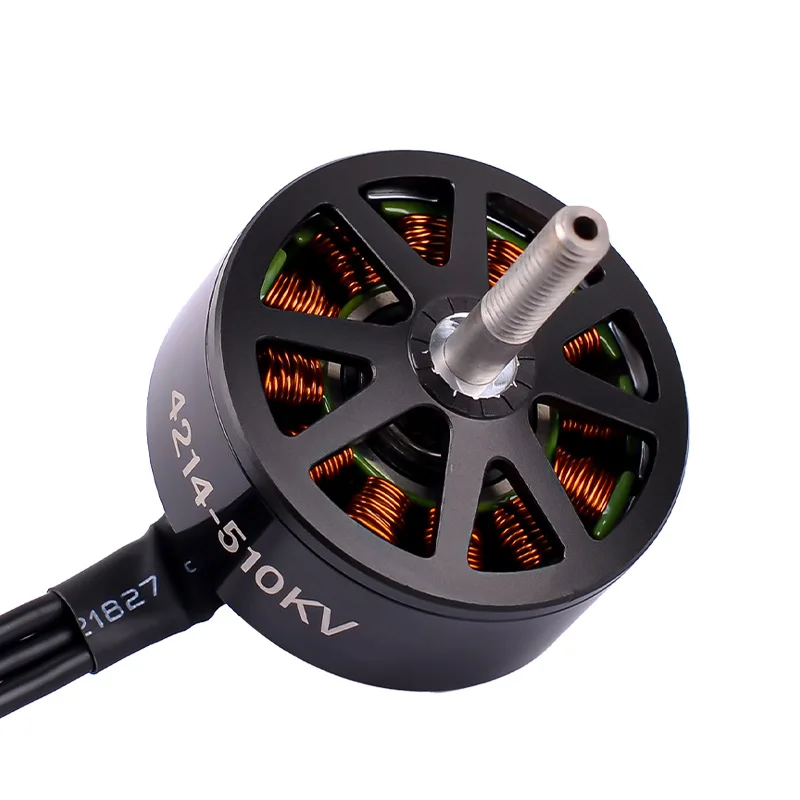 4214 510KV Aluminum Alloy Casing Metal FPV Brushless Motor 6-12S Voltage High Torque Good Heat Dissipation for RC Drone Quads