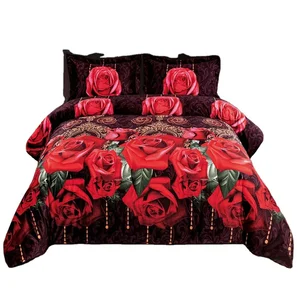 Popular Dark Color PV Fleece Comforter Quilt