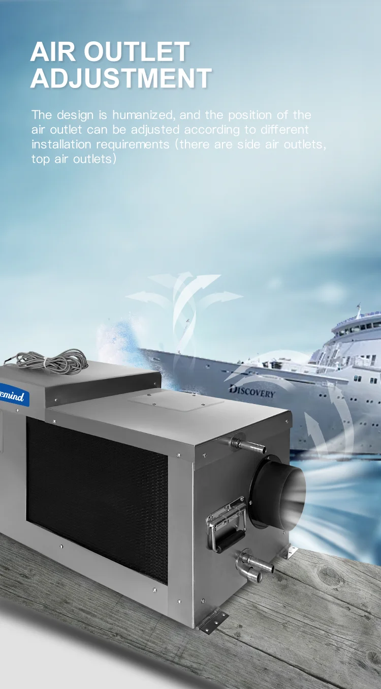 12v 24v Dc Self Contained Marine Conditioner Electric Powered 12000btu