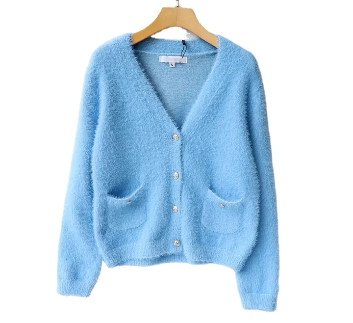 cardigan peludo