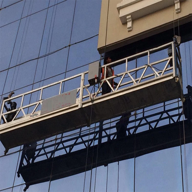 Building Exterior Painting Work Gondola windows Cleaning Cradle Motorized Suspended Platform