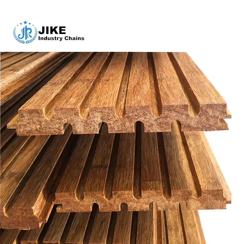 Strand Woven Bamboo Wallboard Groove Bamboo Wall Panel
