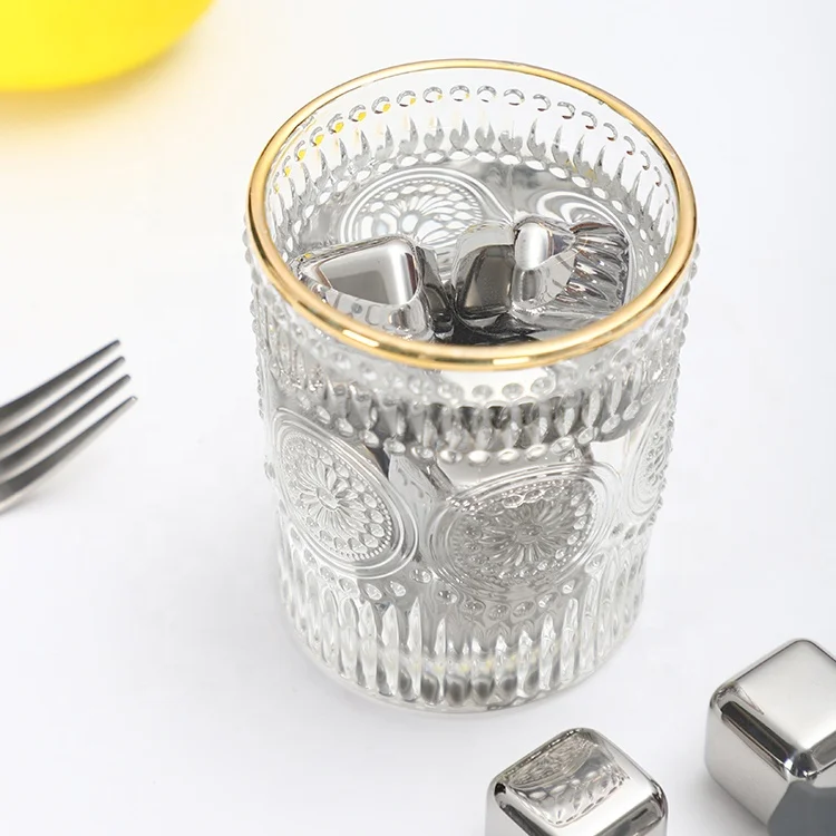 Оптовая продажа, высококачественные аксессуары для бара, квадратные многоразовые кубики льда, кубик льда из нержавеющей стали