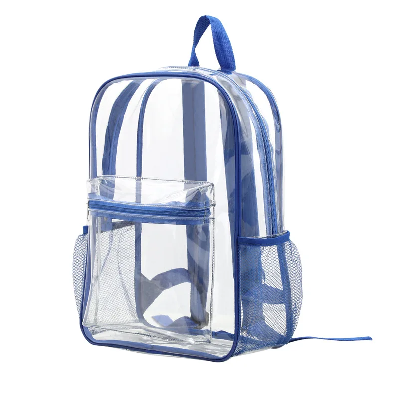 Adjustable Straps Clear Backpack Transparent PVC Bag with  display picture 1