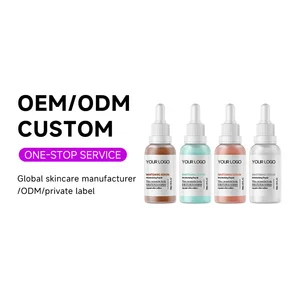 OEM Skin Care Moisturizing Anti Aging Herbal Antioxidant Vitamin C E Face Hydrating Repair Skin Barrier Whitening Facial Serum