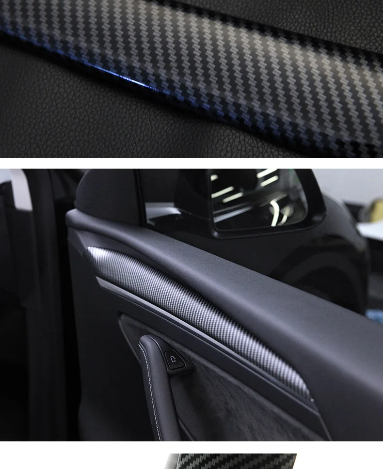 Tesla Model3 / Y Tesla Genuine Carbon Fiber Dry Carbon Fiber Car Interior Accessories Front