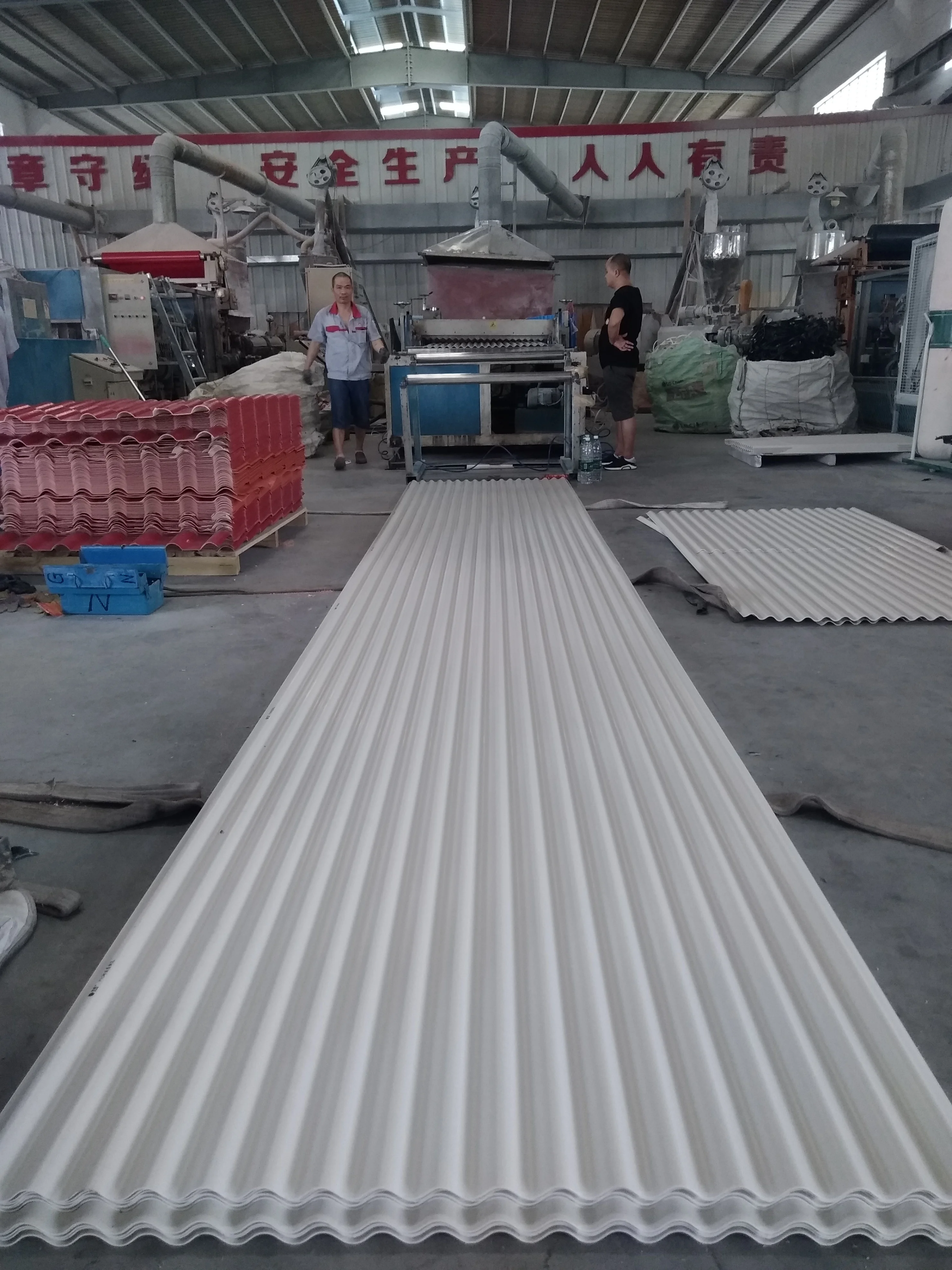 Synthetic ASA PVC Roof Tiles Construction Materials Pvc Roof Sheet Bangladesh Plastic Roofing Sheet