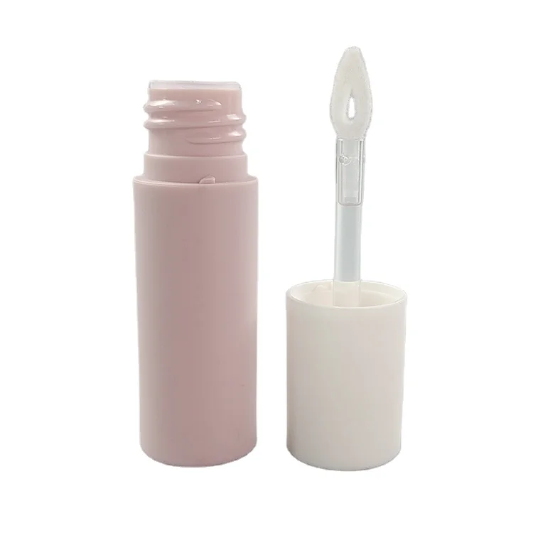 New Customized Cosmetic Empty Cute Wholesale Mini Lip Gloss Container Rubber Paint 3g Lip Gloss Tube Cosmetic Packaging