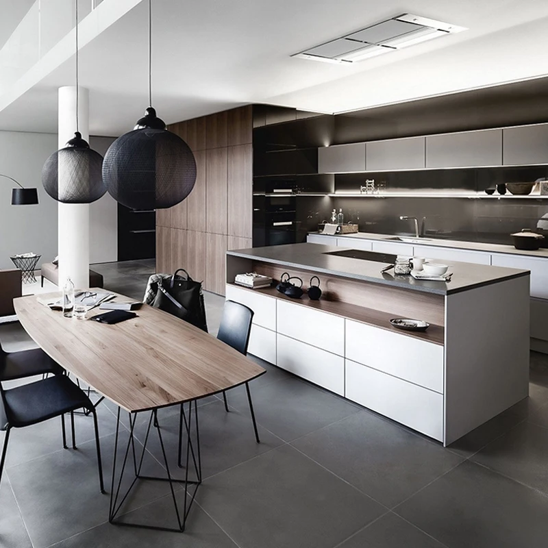 CBMmart Customized Modular Modern Lacquer Cabinets Kitchen Cabinet Design Accessories Cuisine
