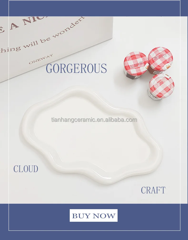 White Ceramic dessert plate ceramic plate sets for wedding party porcelain dessert plate.jpg