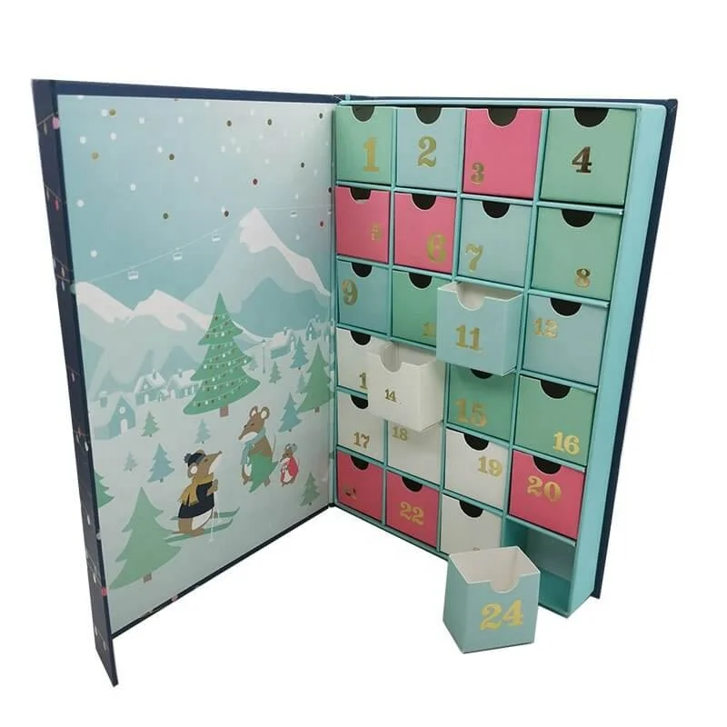 Wholesale Custom Advent Calendar Countdown Box Paper Advent Calendar ...