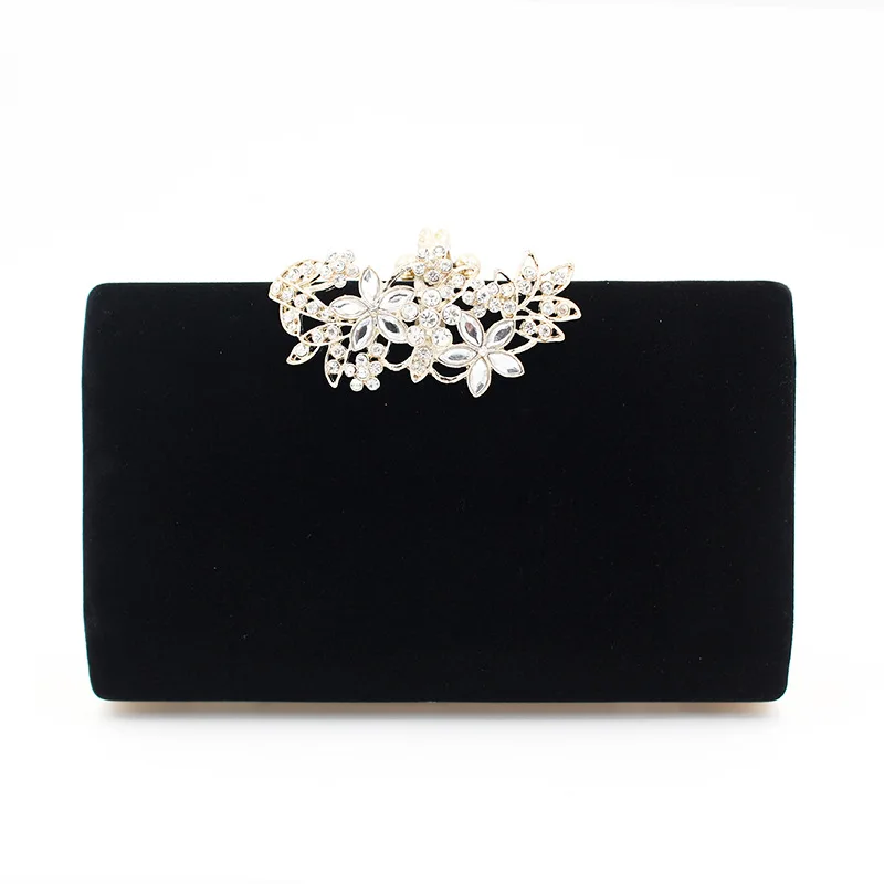 Evening Clutch Bag With Diamonds For Women's Wedding Party
