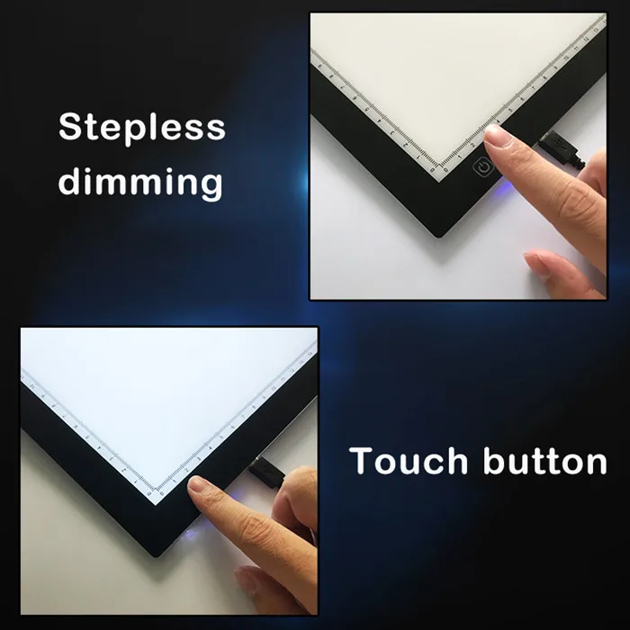 LED Drawing Light Box A4 LED Drawing Board Tracing Light Pad for