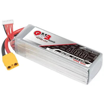 GNB (High Energy)4000mAh 6S 22.2V 50C LiPo Battery - Ideal for Long-Range FPV Drones and RC Aircraft
