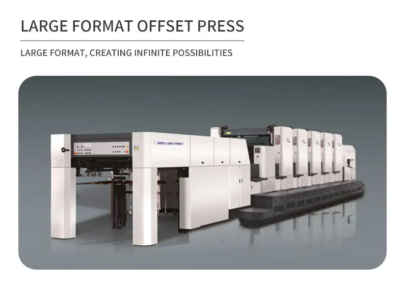 High Quality Offset Printing Press / 4 Colored Offset Printing Machine ...