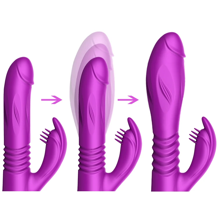 Vagina Massage Stimulator Vibrating Rabbit Massager Sex Toys for Woman Inflatable Animal Sex Toys