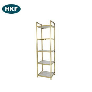 Heavy-Duty Chrome Clothes Display Rack for Shop Single-Tier Iron Shoe Storage for Bags for Living Room Showroom Garment Rack