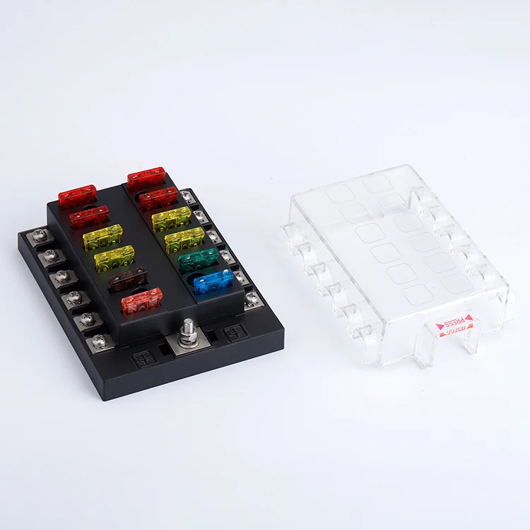 Blade Fuse Box With Led Fuses Block Holder Manufacturer Standard 6/8/10