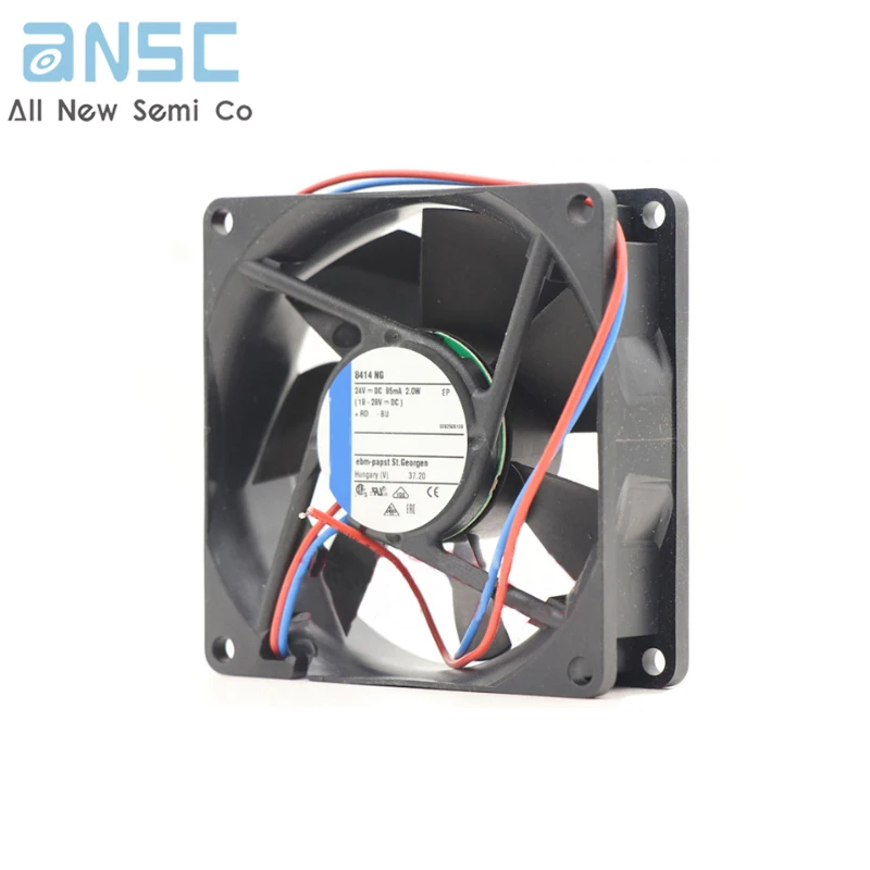 Original Axial flow fan 8414 NG DC 24V 2.2W 4.4A 0.083mA IP54 military fan