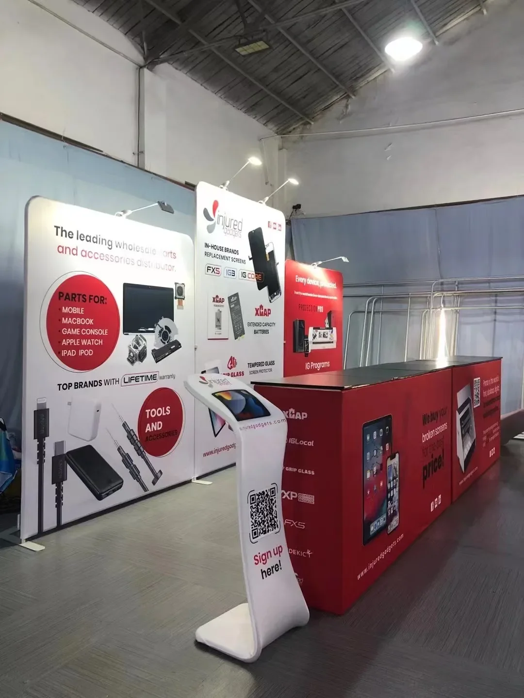 Custom Portable Modular Trade Show Booth Display 10x10FT Heavy Duty ...