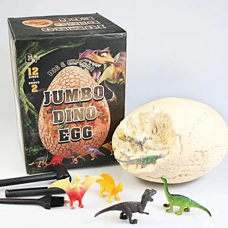 MAKFORT Lot 12 œufs De Pâques Dinosaures – Incubation Magique Dans L'eau (35°C), Dinosaures Surprises, 3x2 Cm, Cadeau Garçon Fille