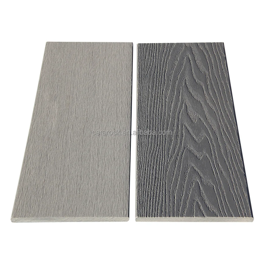 Embossing Wpc Fencing Board, Sanding Wpc Fascia Board 140*10mm, Solid Fascia Fencing Board