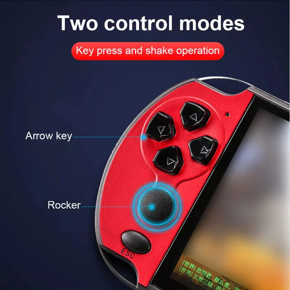 ハンドヘルドゲーム機X19ビデオゲームコンソール4.3インチ