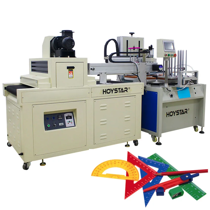 plastic ruler screen printing machine full automatic