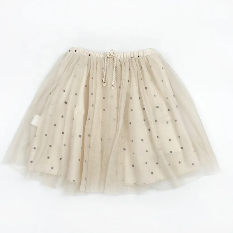 little girl white tulle skirt
