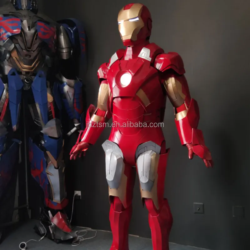 Iron Man Costume Robot Costume Cosplay Tony Stark Mk7 Statue Adult