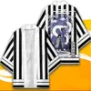 Demon Slayer: White and Black Striped version