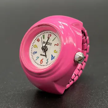 アクセサリー 00s LED RECHWE ring japanese label y2k Y2K Vintage Ring Watch - Cute Color Steel Ring Watches