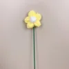 Coeur jaune et blanc