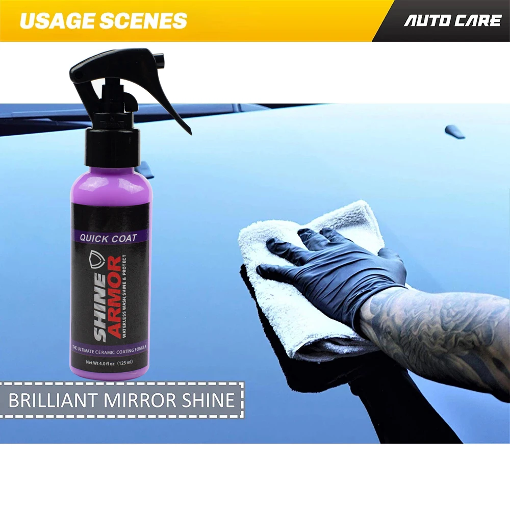 125ml Shine Quick Ceramic Coating Car Wax Polish Spray Super