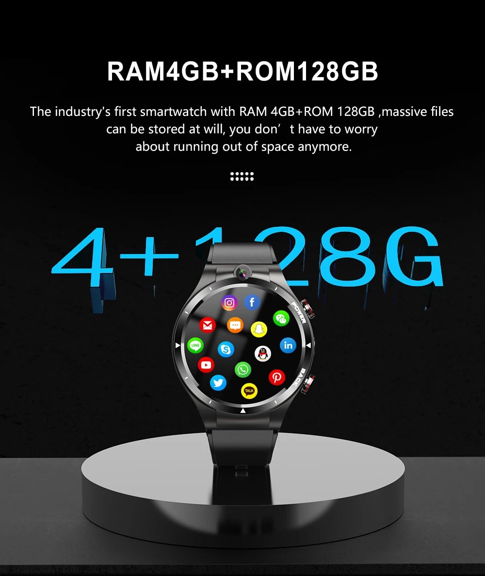 LEMFO LEM15 Smart Watch 4G Android 10.7 128GB ROM 900mAh Power Bank Dual  Cameras Smartwatch Men GPS 1.6 Inch| Alibaba.com