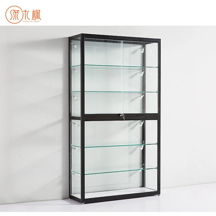 High Quality Full Vision Display Glass Showcase Hot Sale Glass Display