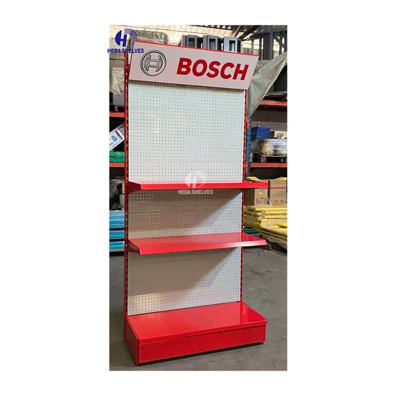 Customized Removable Free Standing Metal Display Stand Trading Rack Units for Shops Retail Steel China
