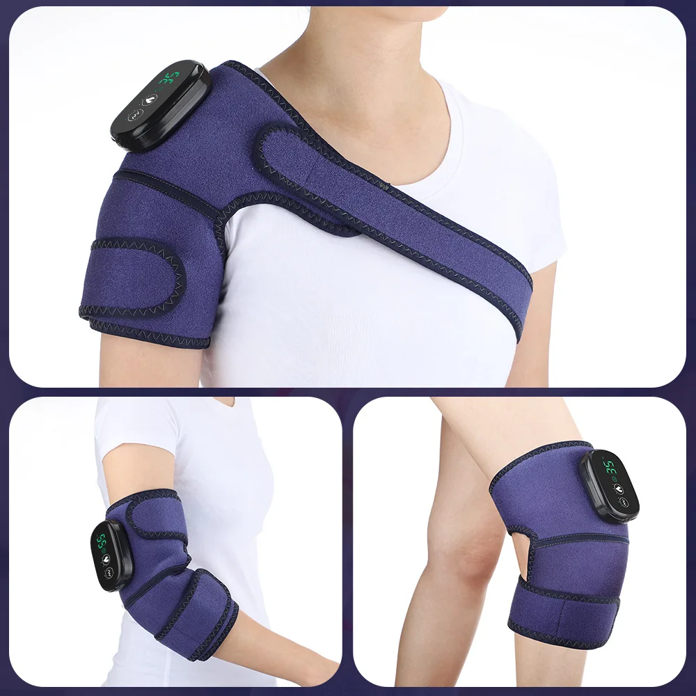 Red light heating vibration massage knee pads shoulder pads wireless temperature-controlled heating knee pads