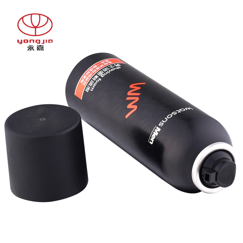 Free Sample Different Sizes Aerosol Can Spray Bottle Men's Cleansing Shaving Foam Empty Aerosol Can Spray Bottle