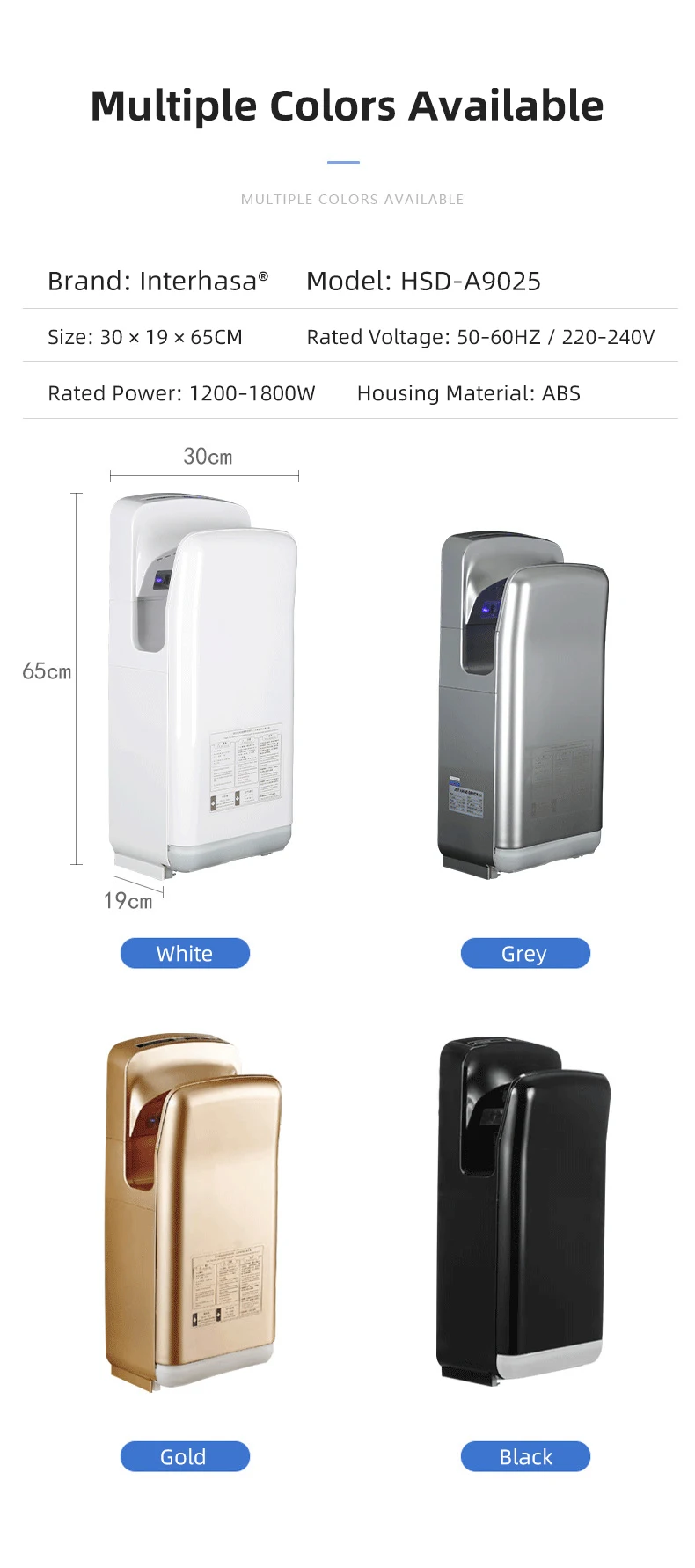 Cross Flow Fans, 1800W, 1800 W, Plastic - detail 14