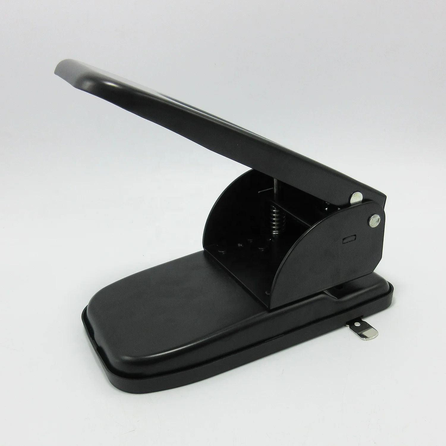 Office Binding Supplies Heavy Duty 60 Sheets 80mm Black Custom Punch Durable Manual Handle Paper Hole Puncher Big Paper Punch