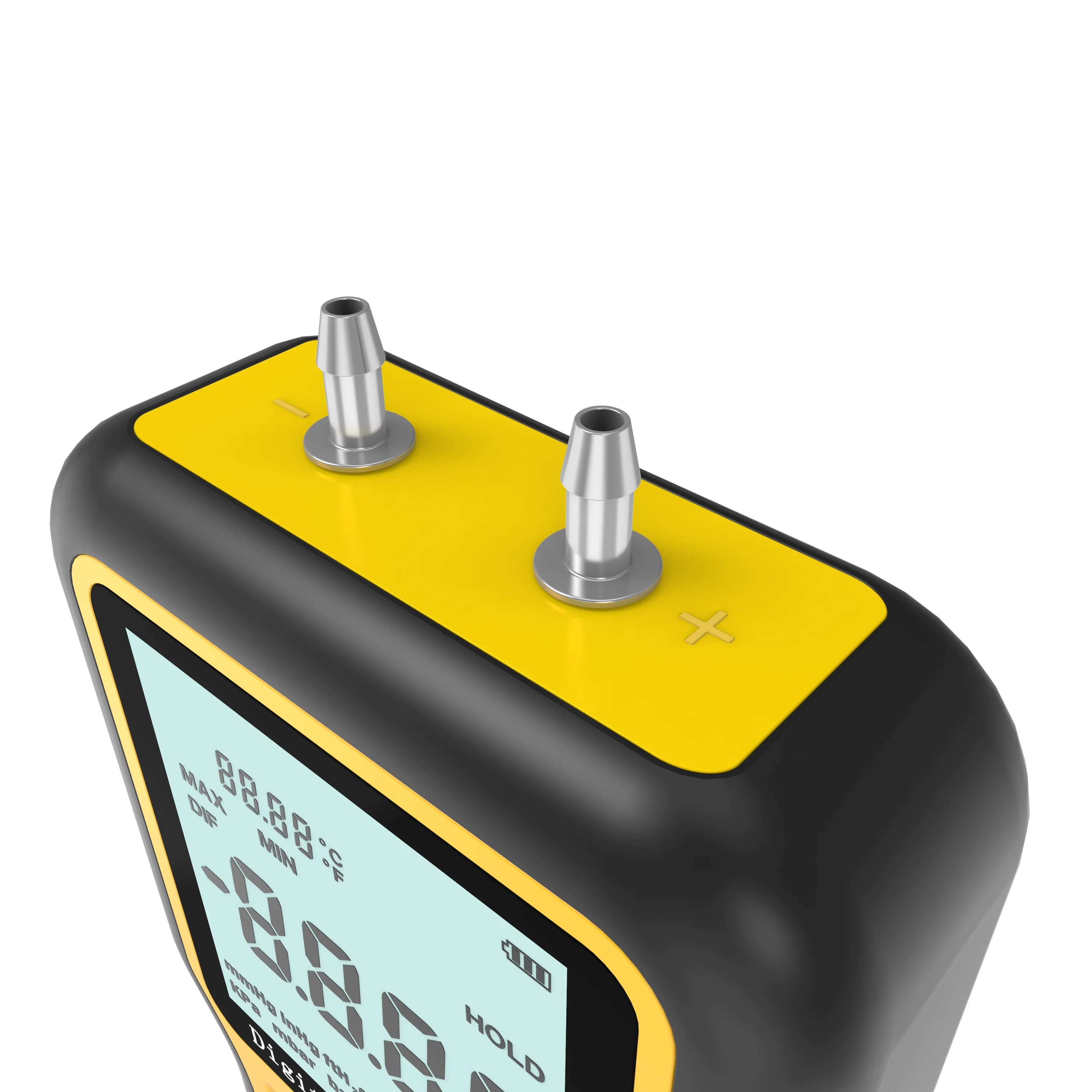 AUTOOL Manometer, Digitale gasdruktester met ±0,3% FS nauwkeurigheid, -100~200Kpa, PT520 Differentiële Manometer HVAC Luchtdrukmeter met Zaklamp/ LCD-achtergrondverlichting/10 optionele eenhede