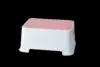 Single-layer pink footstool