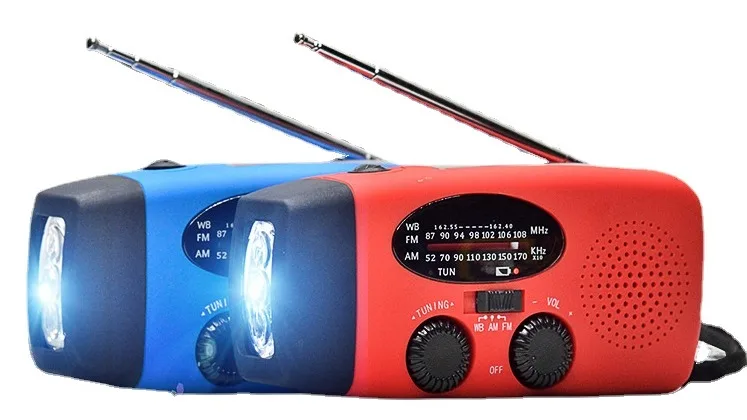 10000mAh Crank Radio, Emergency Radio, Solar Radio, NOAA/AM/FM Weather Radio, USB Type-C Charging,Dynamo Radio,Polymer Battery,Torch & LED Reading