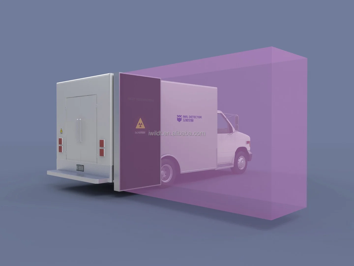 High Throughput Car X Ray Machine Vehicle Inspection System Safety For