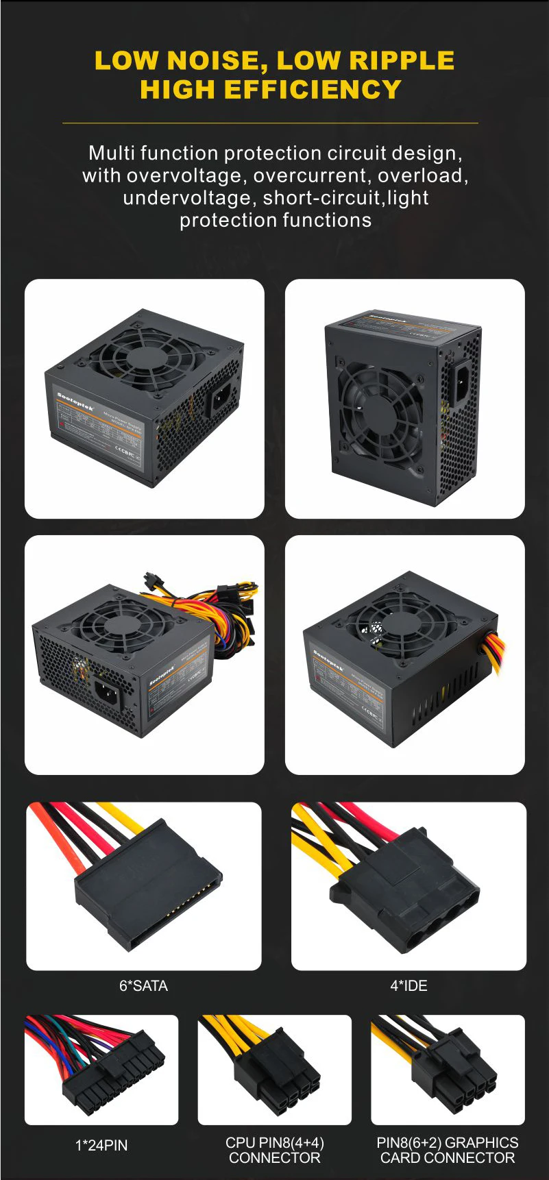 Factory Price Micro P4 Atx Power Supply 500w 450w Atx Computer