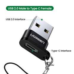 UGREEN Тип C OTG адаптер быстрой USB 3,0 к HDMI адаптер для Macbook Pro Xiaomi Android Huawei P40 конвертер кабель конвертер